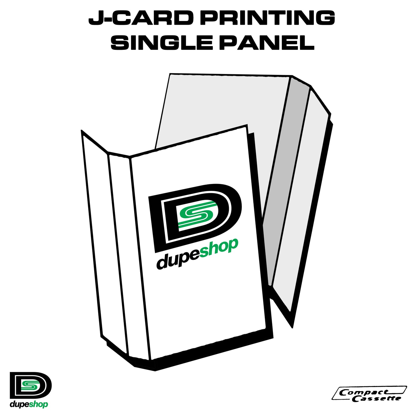 J-Card Printing | Single Panel