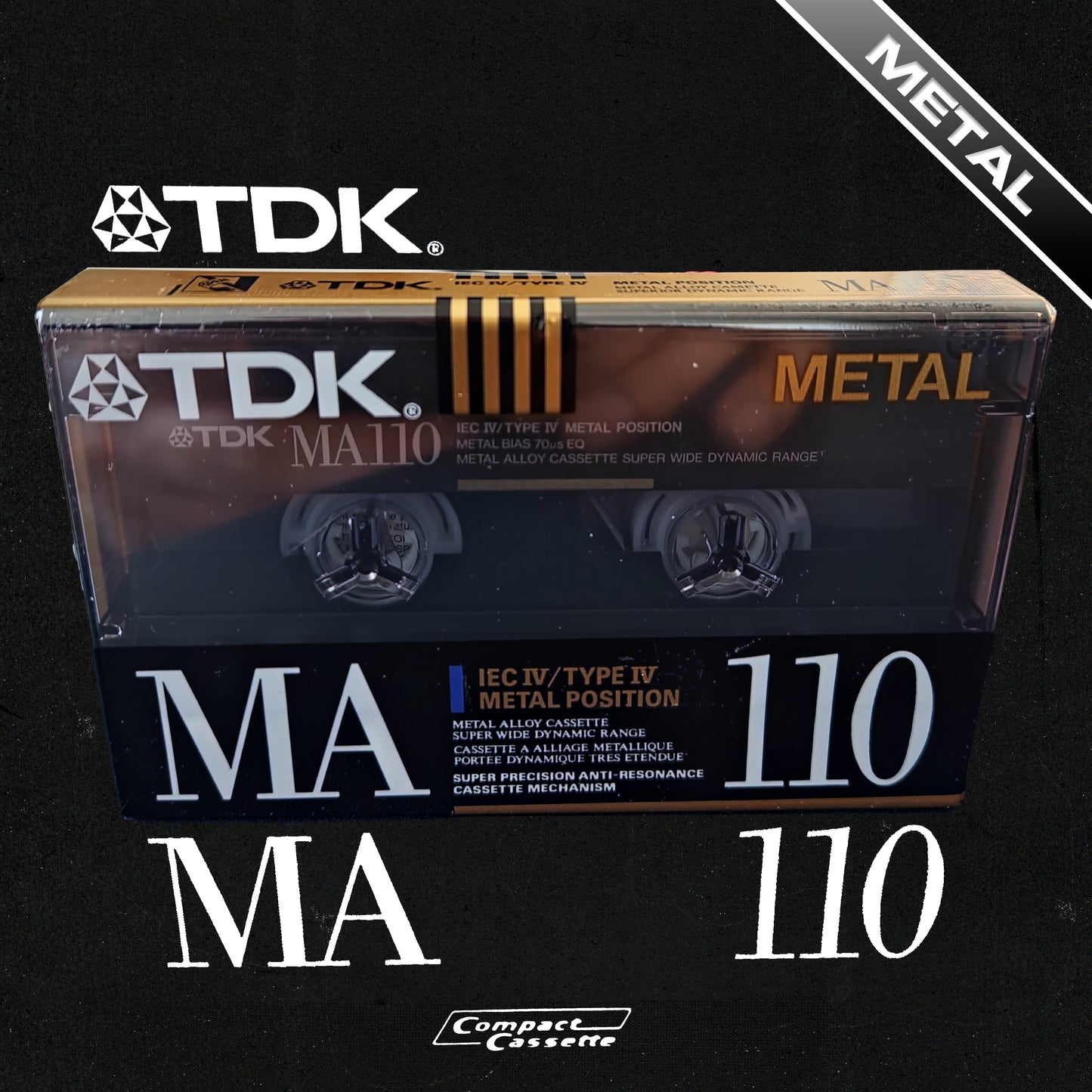 TDK MA110 (1990) | Type IV | Position Metal