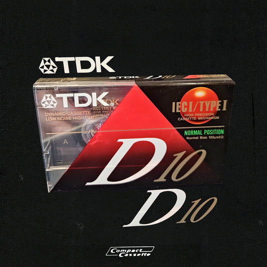 TDK D-10 Dynamic Cassette | IEC 1/Type I Normal Position