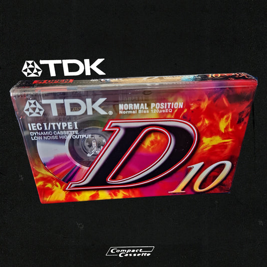 TDK D-10 Cassette | IEC 1/Type I Normal Position