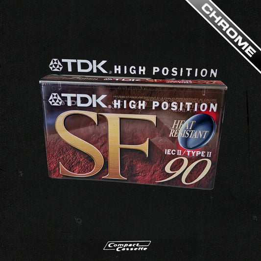 TDK SF-90 Chrome Cassette | Type II | Position Chrome