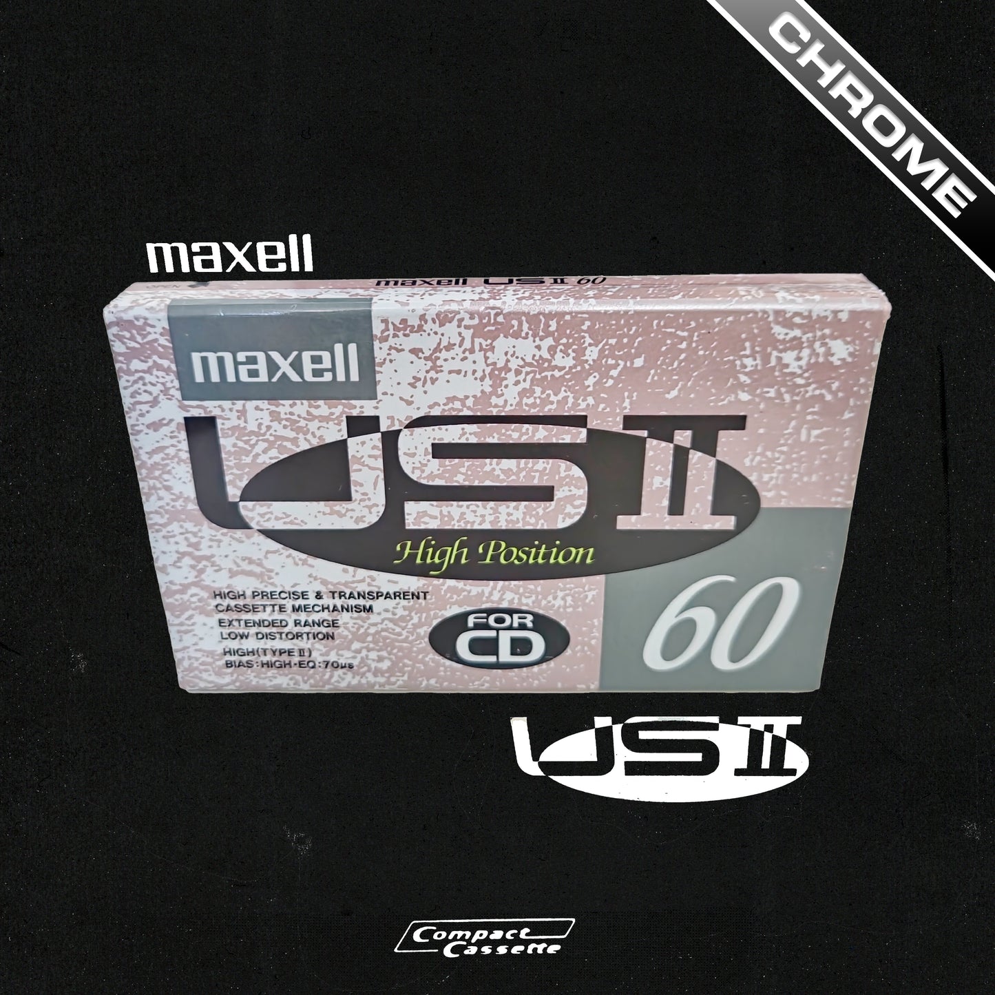 Maxell US II 60 Cassette | Type II | Position Chrome